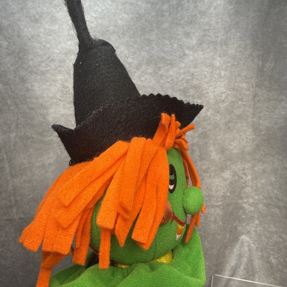 Vintage Scarecrow Plush 1993 Halloween Nylon International Silver 27" Fall Decor - Picture 9 of 14